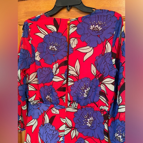 Lulus Blossoming Beauty Red Floral Print Long Sleeve Maxi Dress - Picture 8 of 10